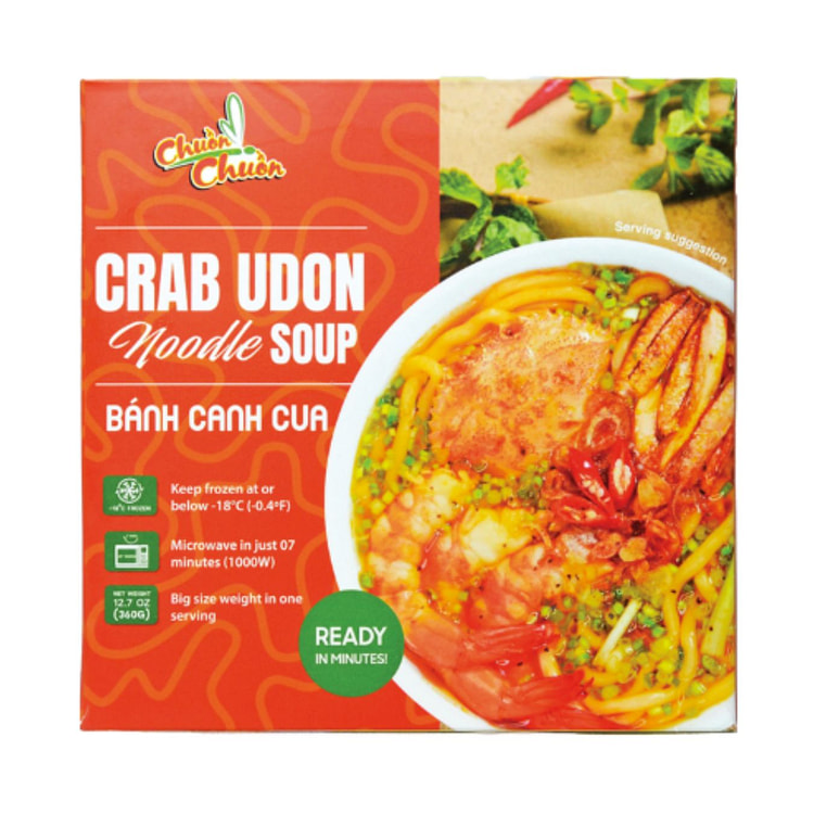 Dragonfly Crab Udon Noodle Soup 360 g