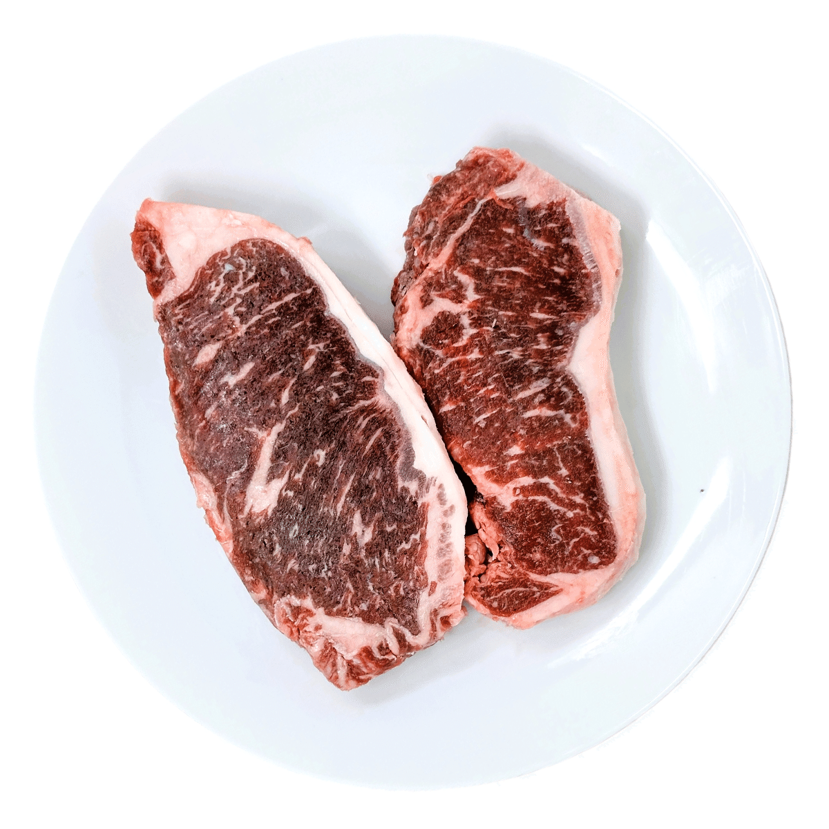 USDA Choice Beef Striploin Steak 2 pc Value Pack 1.5 lb