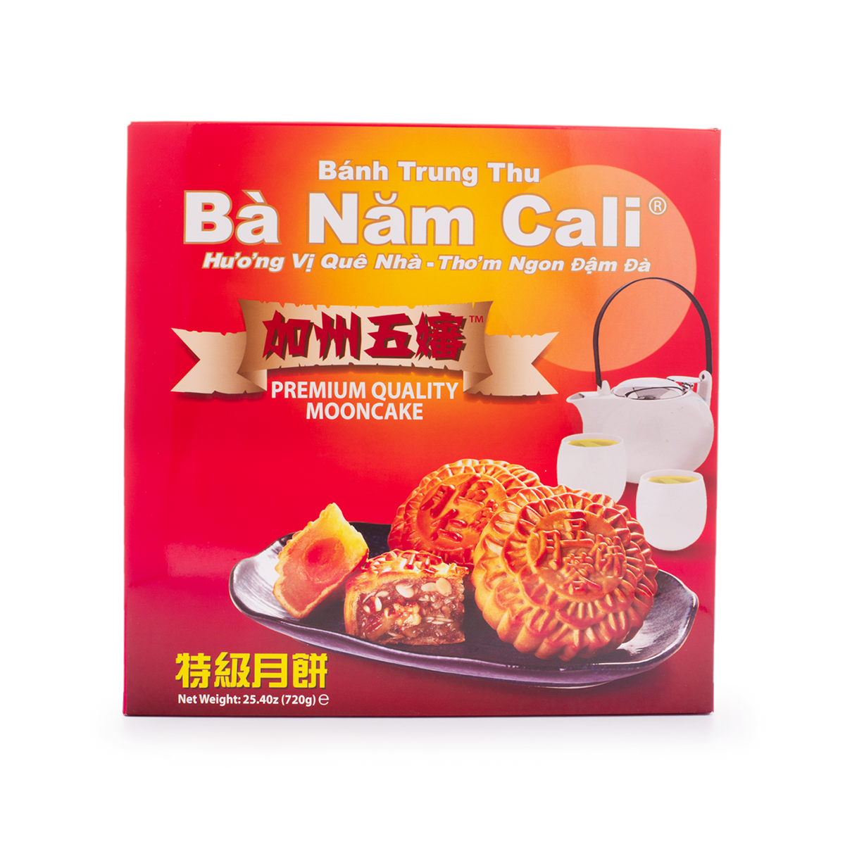 Get Ba Nam Cali Mooncake Mixed Nuts 2 Yolks 720 g Delivered Weee