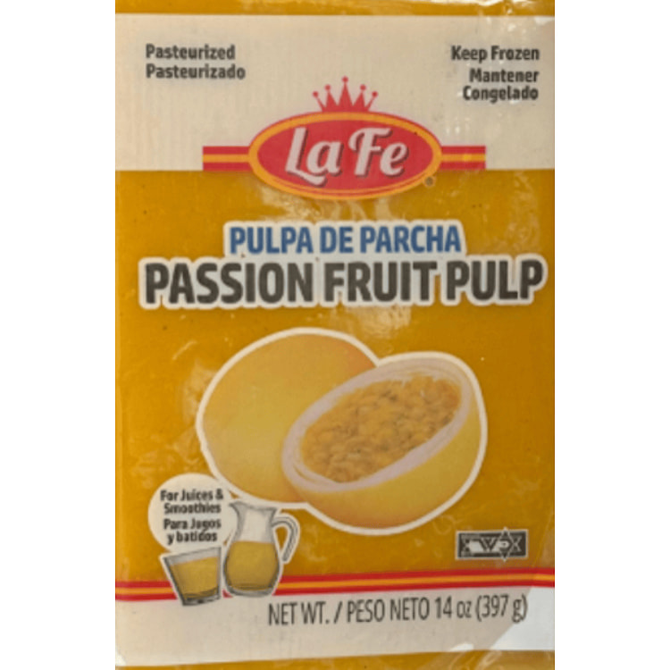 La Fe Polpa de Maracujá 14 oz
