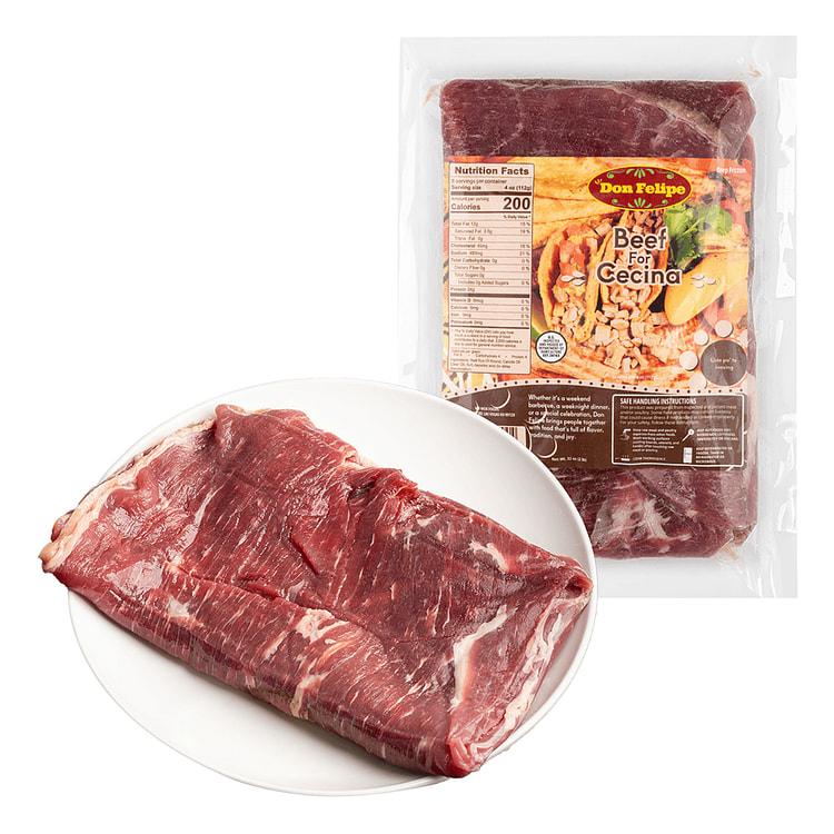 Don Felipe Beef Cecina, Frozen 2 lb