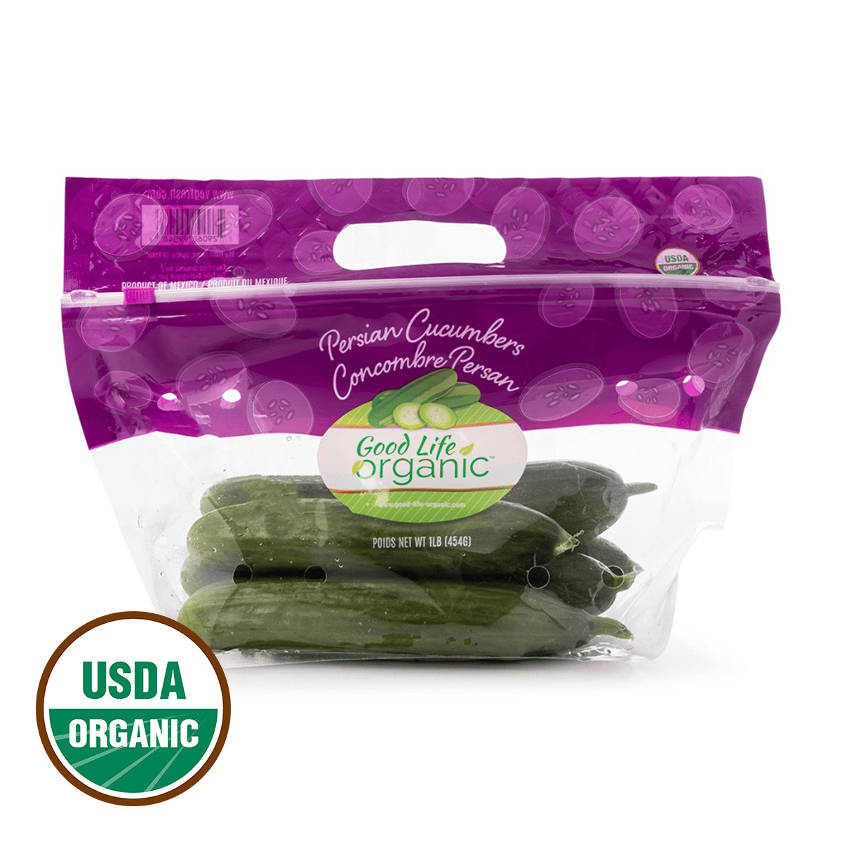 Organic Persian Cucumber 1 lb