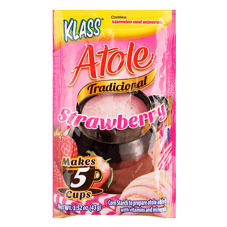 Klass Atole Strawberry Flavor 1.52 oz