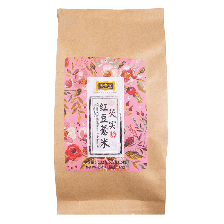 美蜂堂　赤豆ハトムギ＆オニバス入りお茶 32袋入 0.19 オンス*24 パック