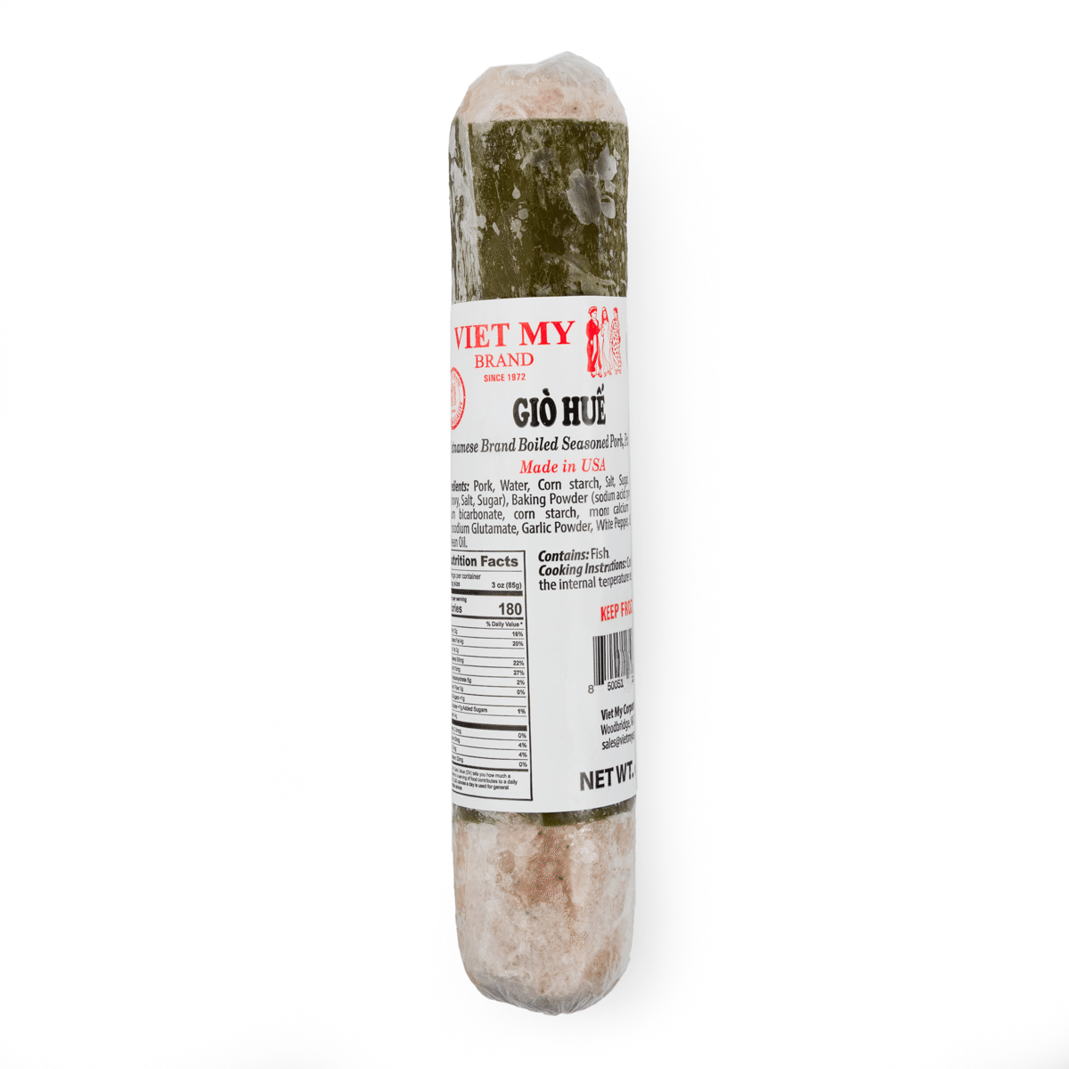 Viet My Hue Style Seasoned Pork Patty, Frozen 6 oz