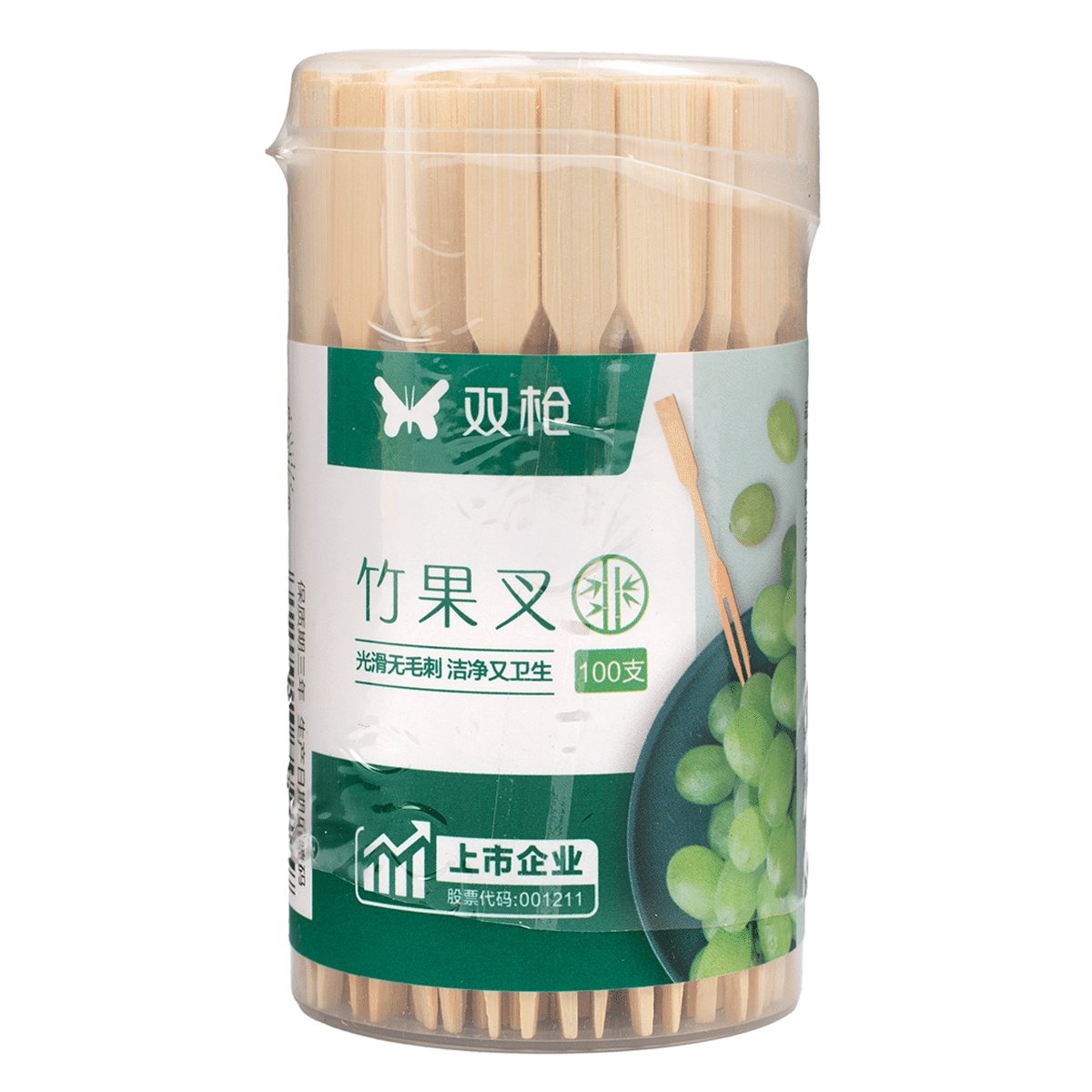 Suncha Bamboo Fruit Forks 100pcs 1 box