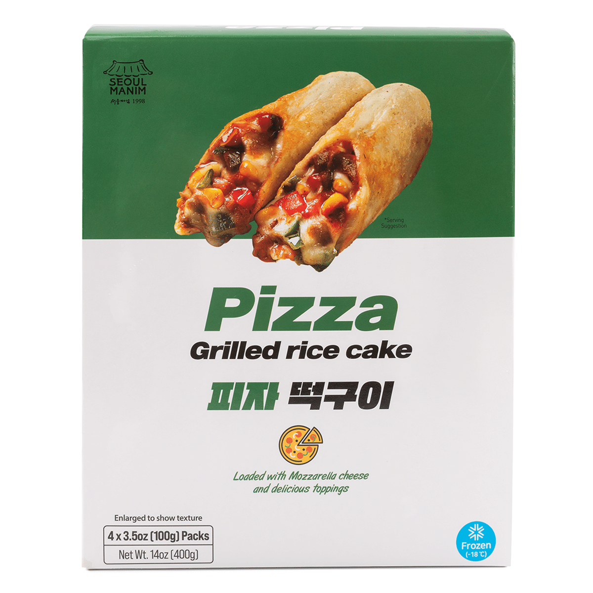 Seoul Manim Korean Grilled Rice Cake (Pizza) 100 g*4 each
