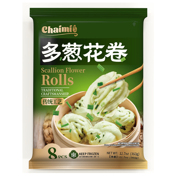 柴米 多葱花卷 8个/包 360 克