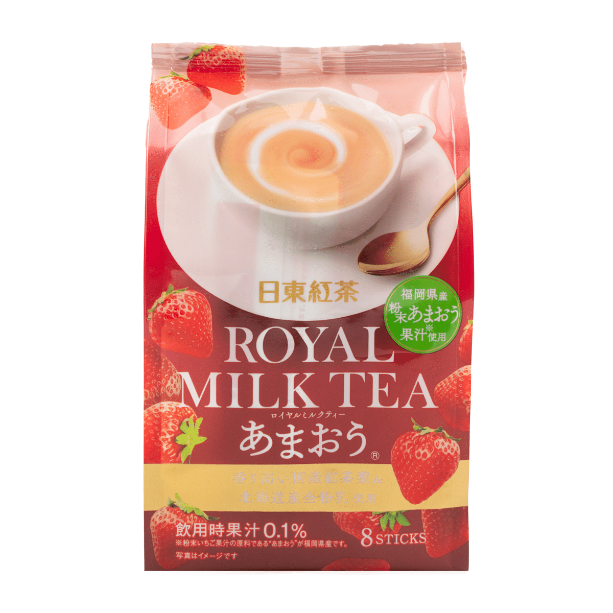 Nitto Royal Milk Tea Amao Strawberry Flavor 14 그램*8 개*24 팩
