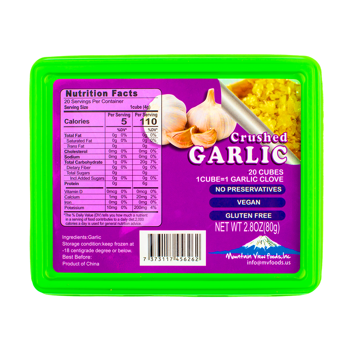 Get MV Crushed Garlic Cubes (20 cubes) Delivered Weee! Asian Market