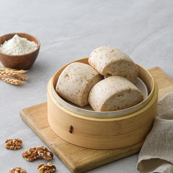 饅頭❀ Get CHIMEI FZ WHOLE WHEAT WALNUT MANTOU 5PC, Frozen 325 g