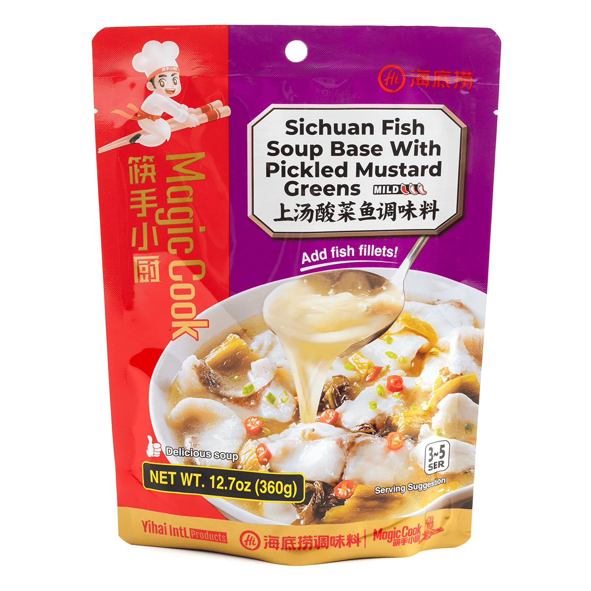 海底捞 上汤酸菜鱼调味料 360 克
