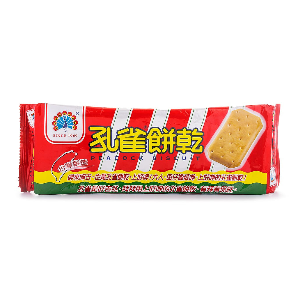台湾【孔雀】饼干 135 克