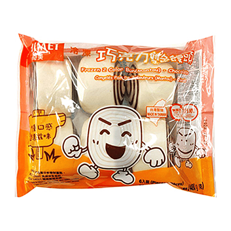 奇美 巧克力双色馒头 480 克