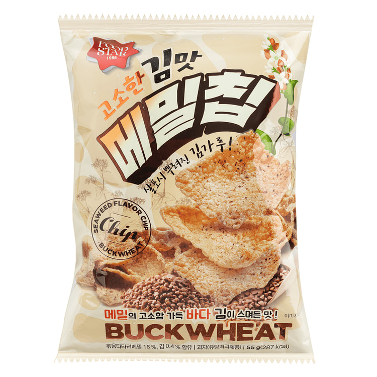 Buckwheat Chips-Savory Seaweed Flavor 55 g