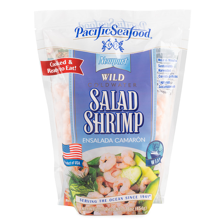 Pacific Seafood 냉동 즉석 샐러드 새우 16 온스