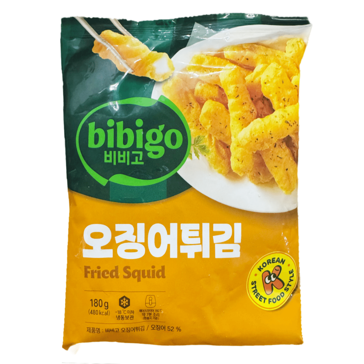 CJ Bibigo Fried Crispy Squid, Frozen 180 g