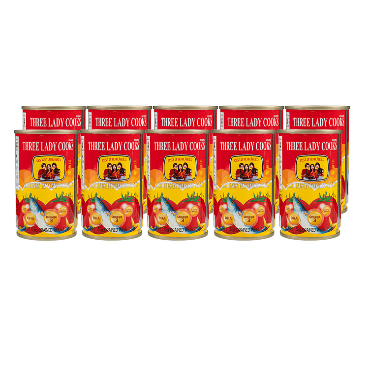 Three Lady Cooks Brand Sardine in Tomato Sauce 10 个