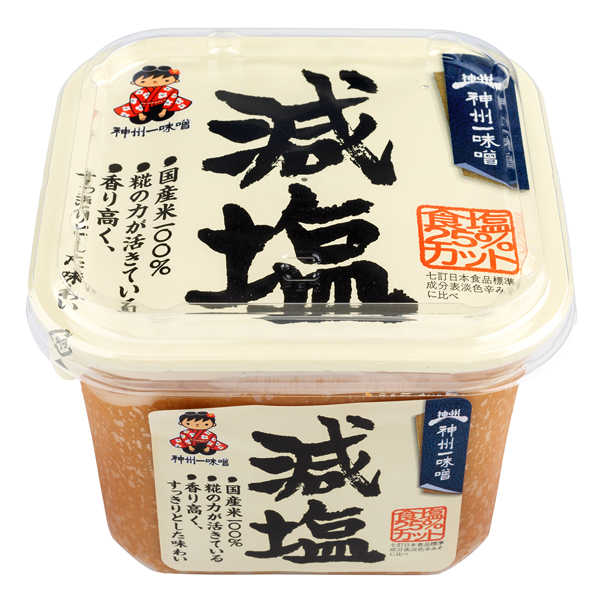 からみそ 神州一味噌 減塩 味噌 750g 1.65 ポンド - Weee!