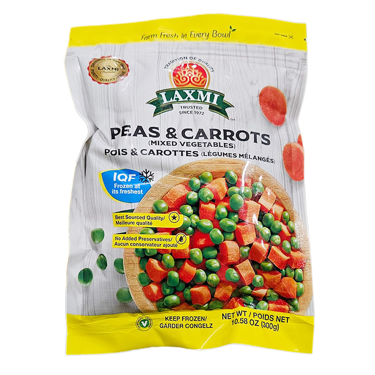Laxmi Peas and Carrot  ( Frozen) 300 g