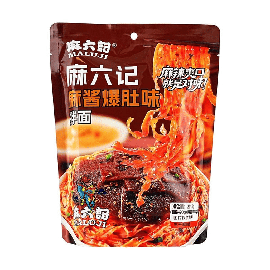 MaliuJi Sesame Sauce Veggie Tripe Noodle 201.5g*18 201.5 g