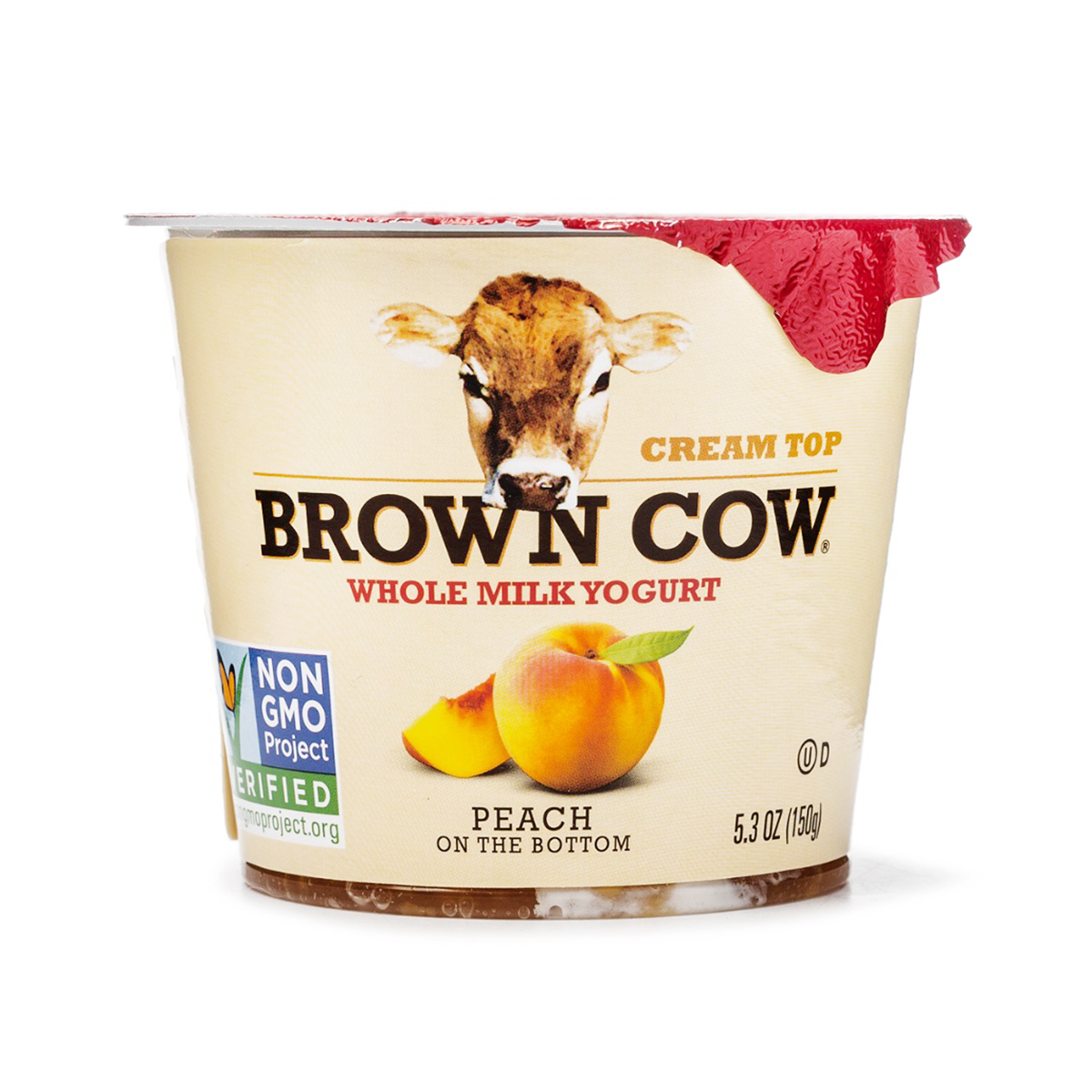 Get Brown Cow Whole Milk Peach Yogurt Delivered Weee! Asian Market