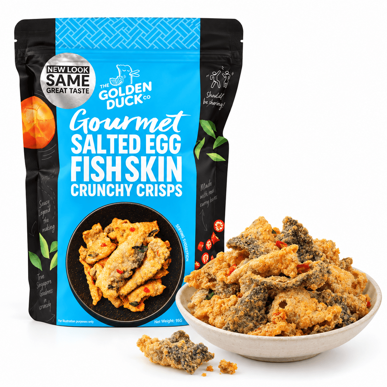 Golden Duck Salted Egg Fish Skin 105 g