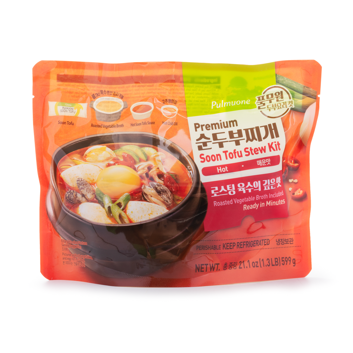 Get Pulmuone Soon Tofu Stew Kit, Spicy Delivered | Weee! Asian Market