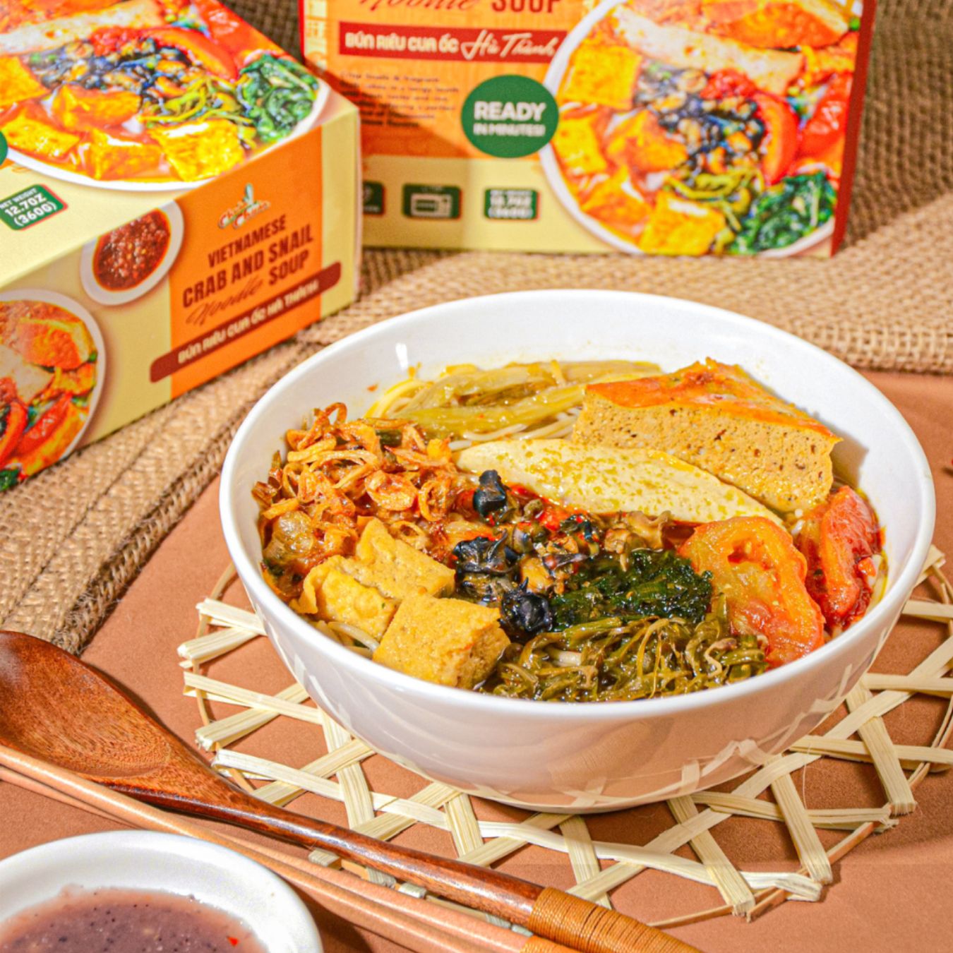 Get Dragonfly Vietnamese Crab and Snail Noodle Soup, Frozen 12.7