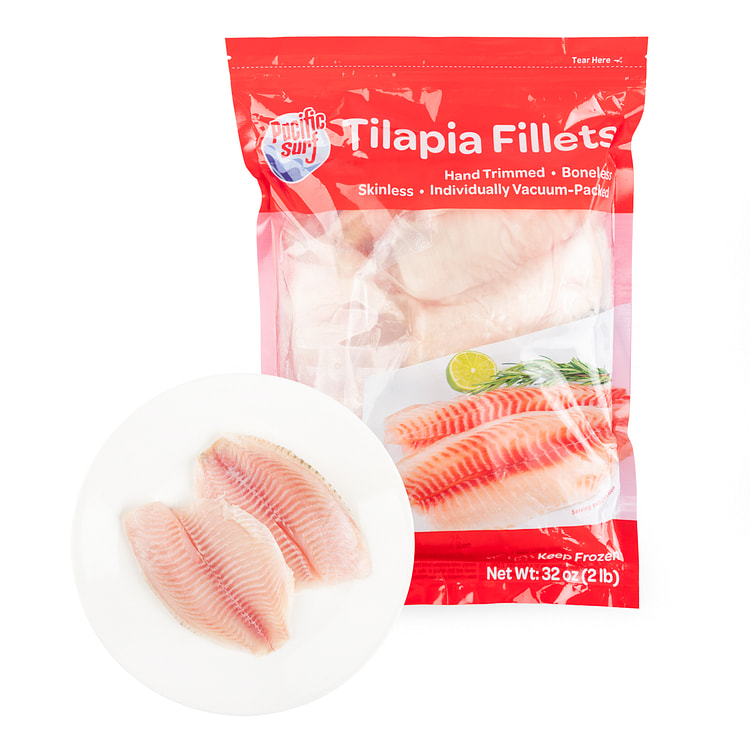 Filé de Tilápia Sem Pele, Congelado 2 lb