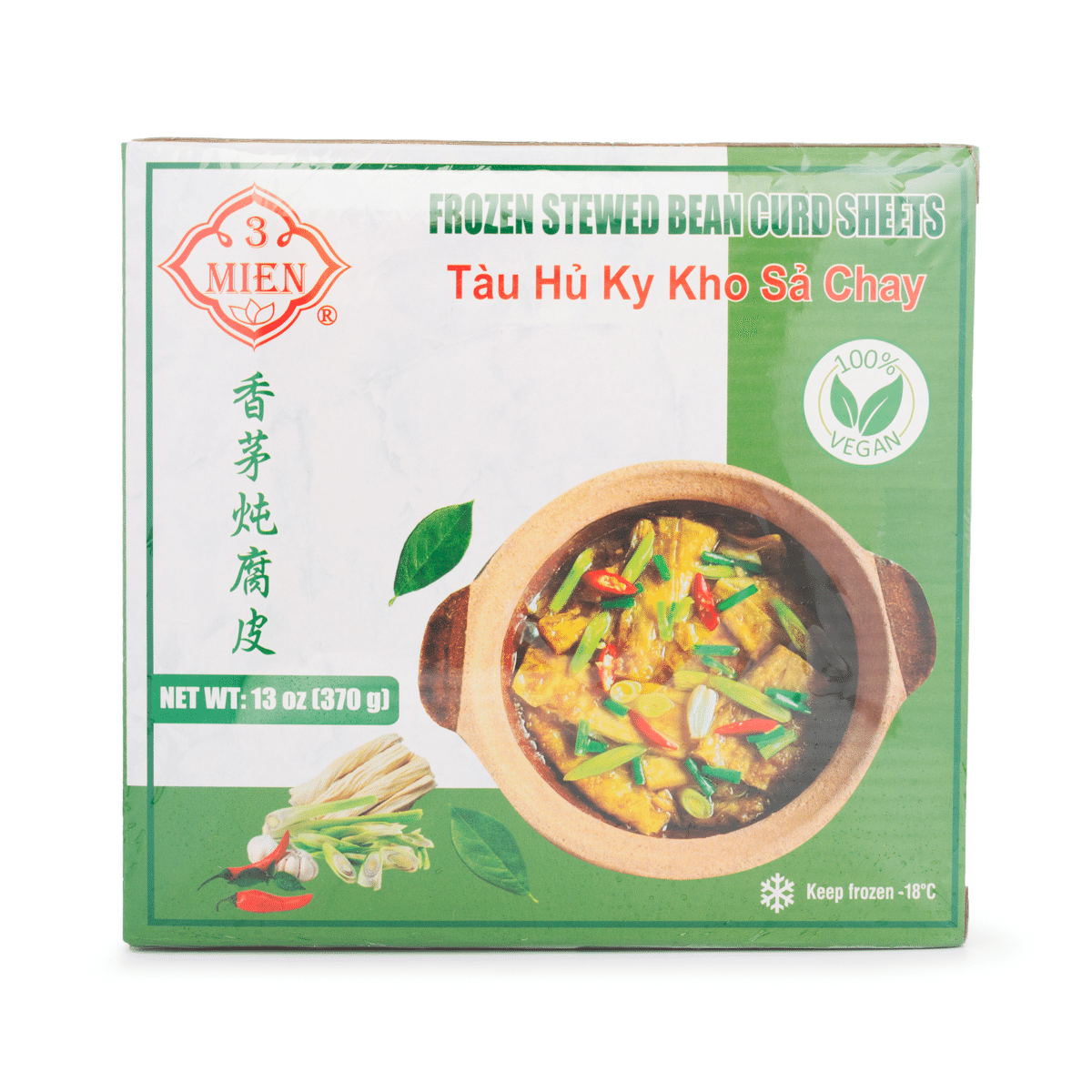 3 Mien 香茅炖腐皮 冷冻 13 盎司