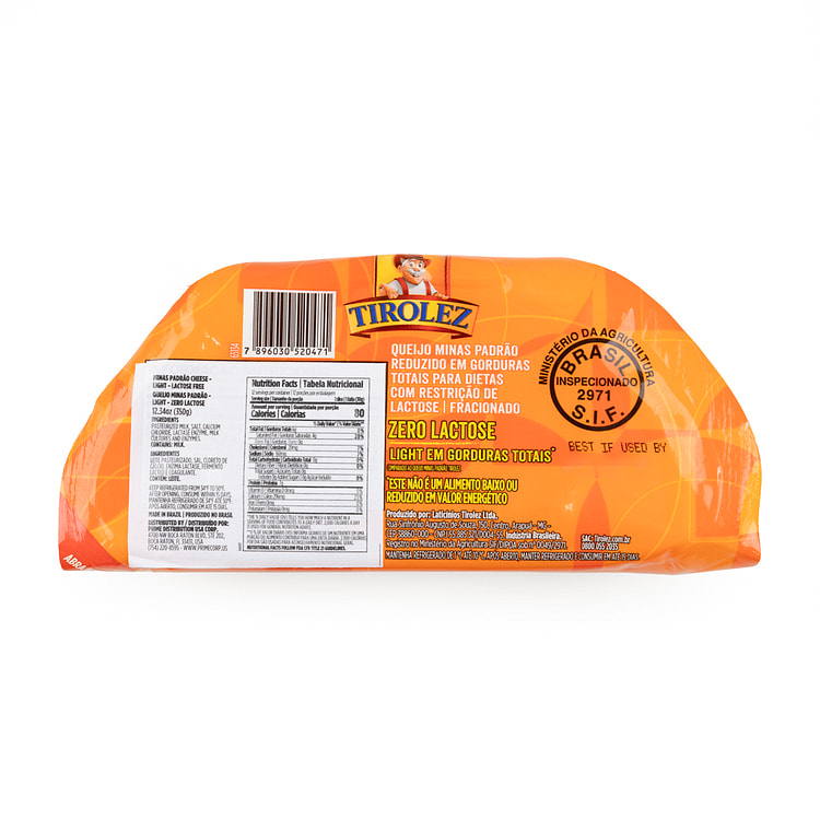 Minas Padrao Zero Lactose Tirolez 350 g