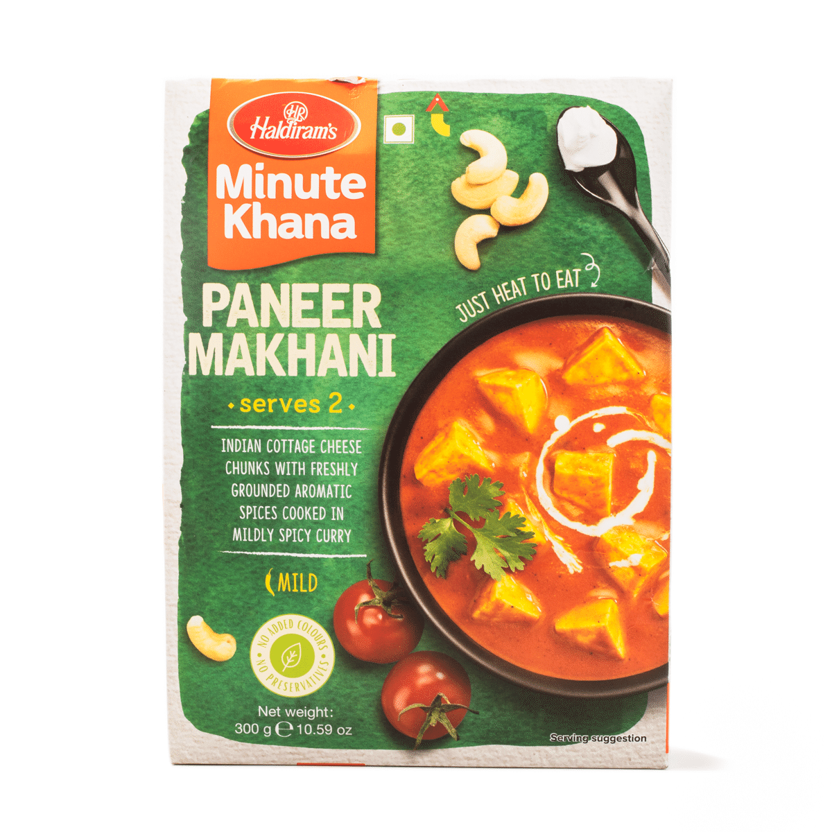 Haldiram's Paneer Makhani (Indian Cheese) Ready to Eat 10.6 oz*20 pack