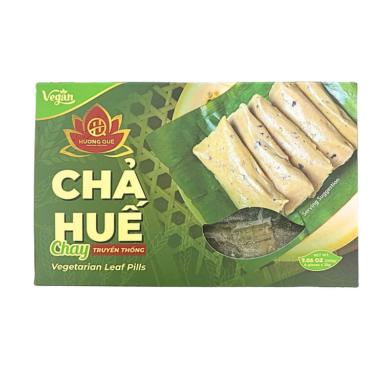 Huong Que Frozen Vegetarian Sausage with Pepper, Frozen 200 그램
