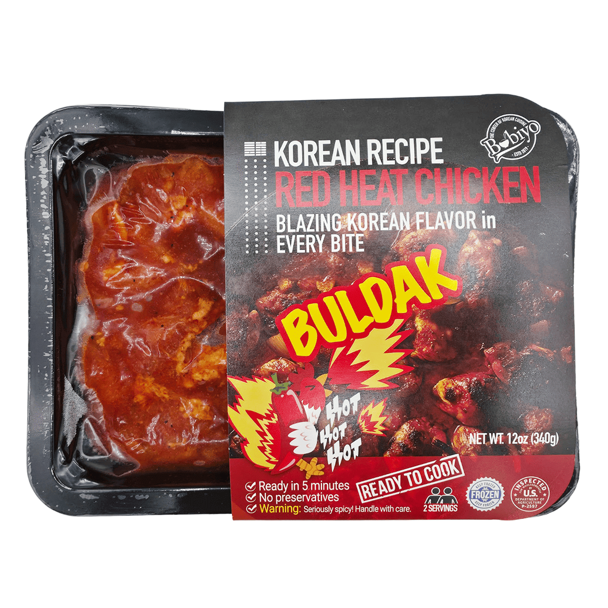 Korean style Buldak Chicken 12 onça(s)