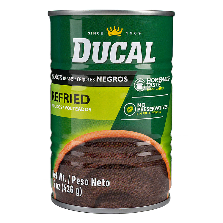 Frijoles Negros Refritos Ducales 15 onza(s)