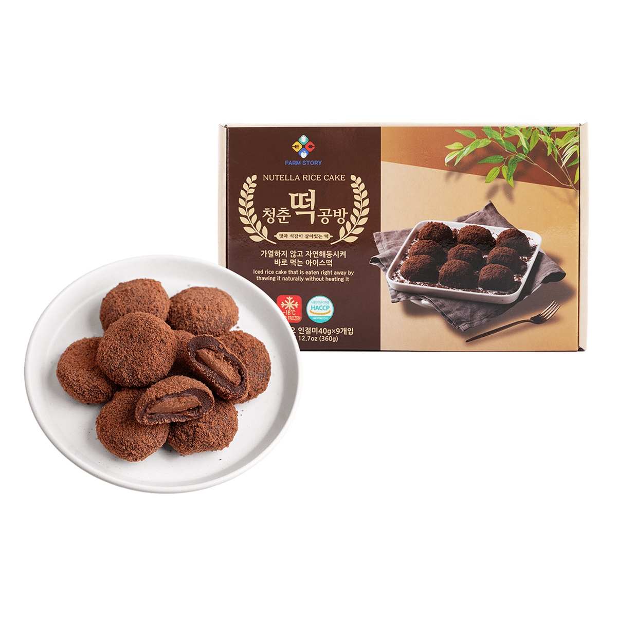 JEOLLANAM-DO RICE CAKE W/ NUTELLA & CACAO 360 gramo(s)