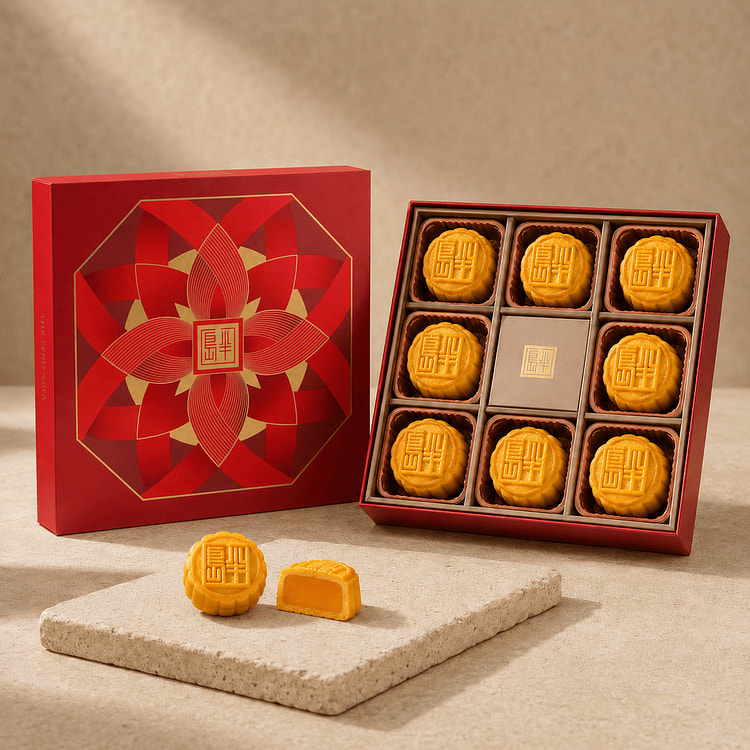 【Pre sales】The Peninsula Mini Egg Custard Mooncake 8 Pcs 1 each