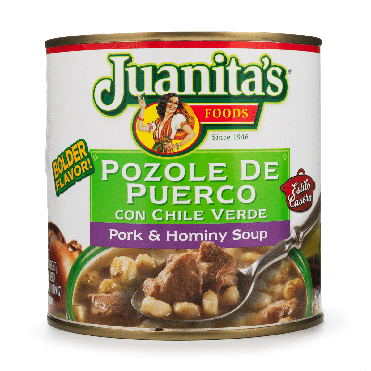 Juanitas Pork Pozole with Green Chile 25 oz