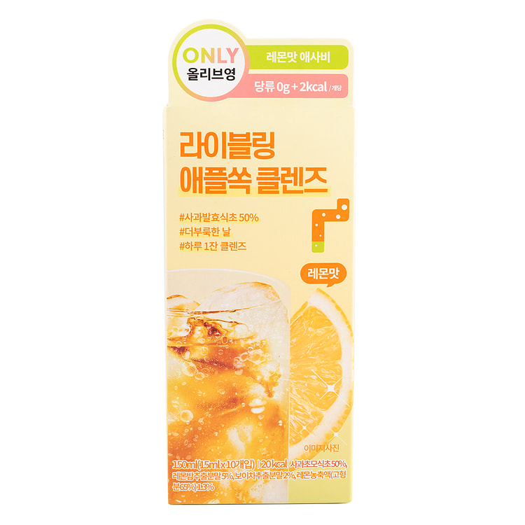 Liveling Lemon Flavor Detox Drink 1box 15 毫升*10 份