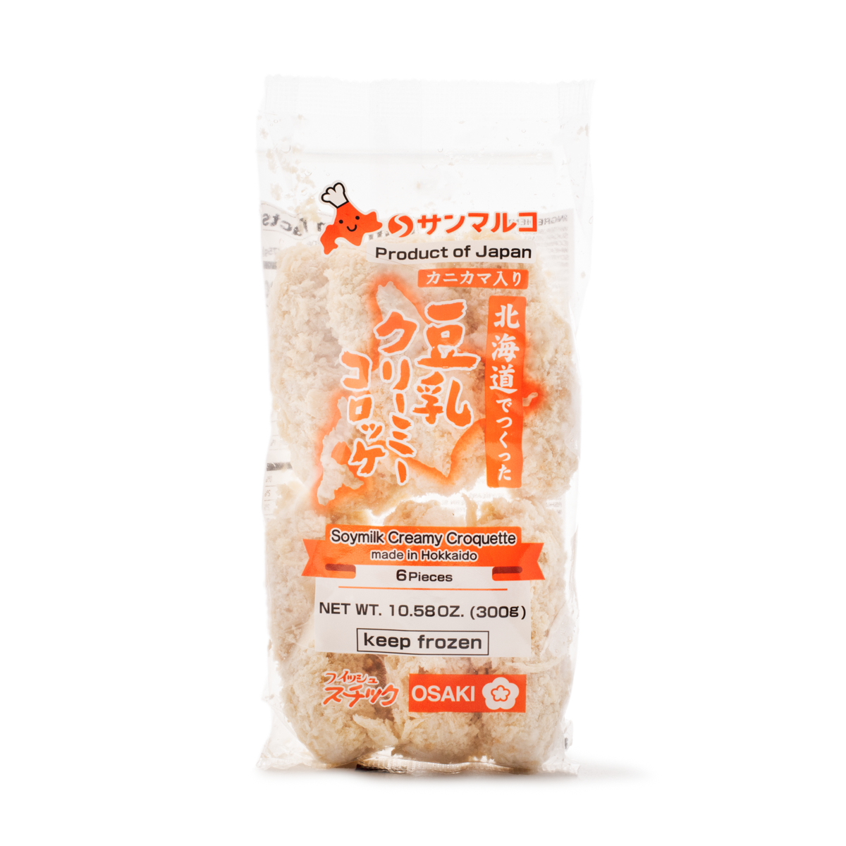 Get Sanmaruko Creamy Croquette 6pcs Frozen 10.58 oz Delivered Weee