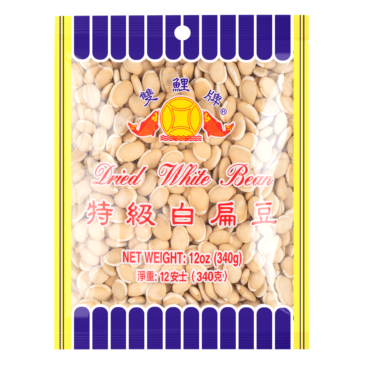 双鲤牌 特级白扁豆 12 盎司*25 包