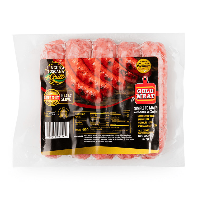 Gold Meat Toscana Sausage Pre-Cooked 397 g