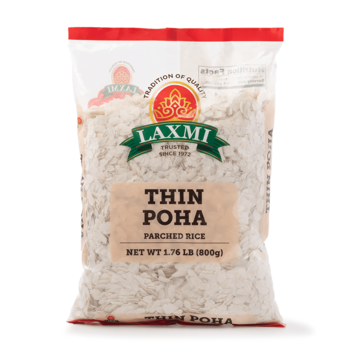 Laxmi Poha (Flattened Rice) Thin 1.76 lb*10 pack