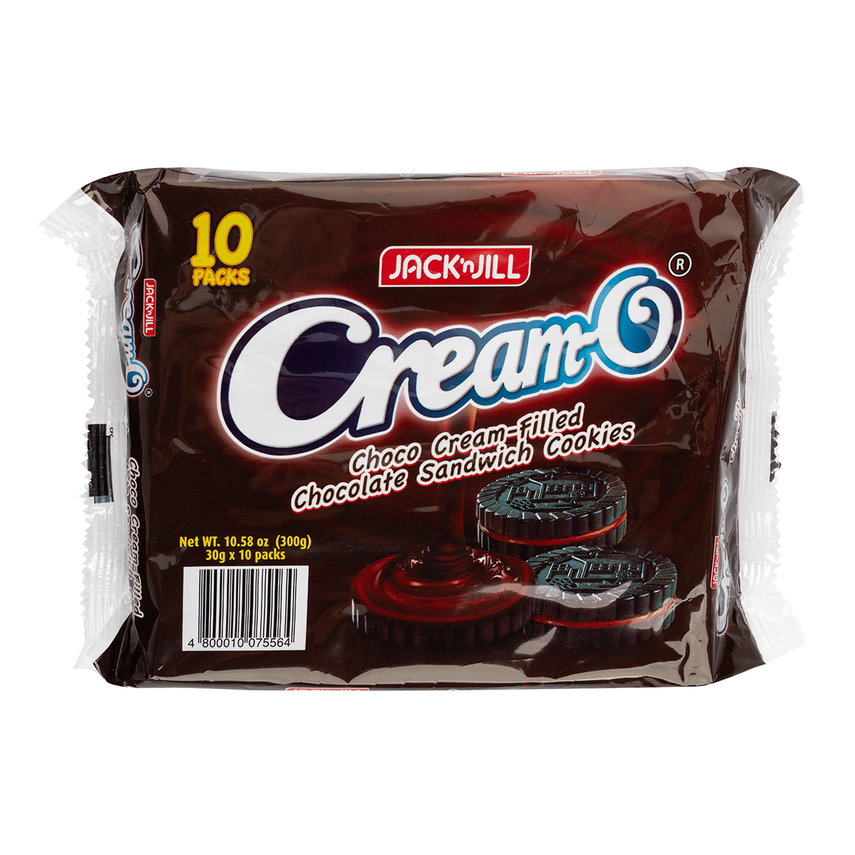 Jack 'n Jill Cream-O Choco Cream Filled Sandwich Cookies 330 グラム