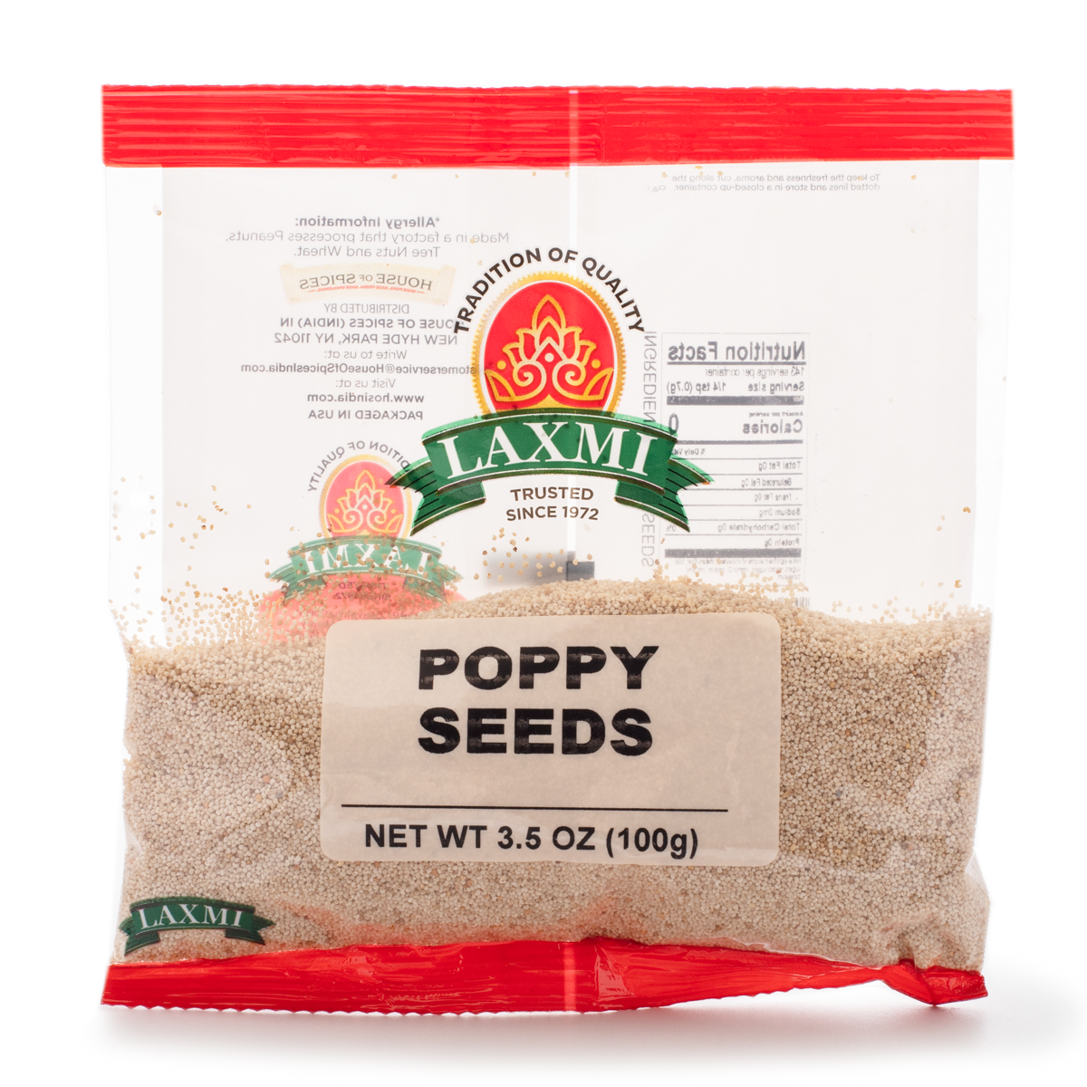 Get Laxmi Poppy Seeds 100 g Delivered Weee! Asian Market