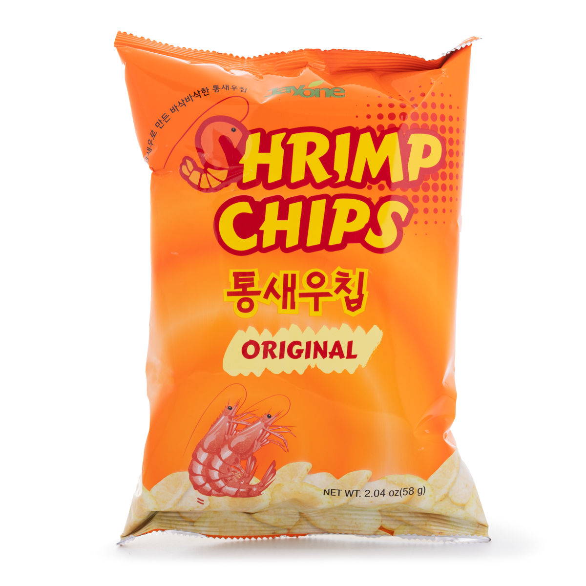 Jayone Shrimp Flavored Chips Original Flavor 56g Weee!