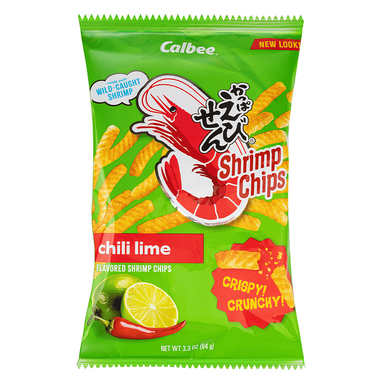 Calbee Shrimp Chips Chili Lime 3.3 oz