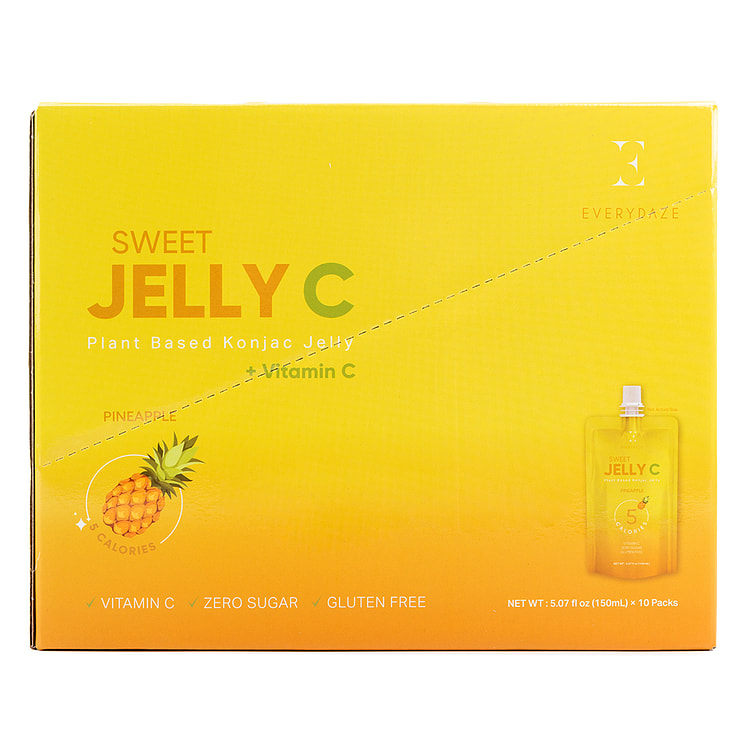 Everydaze Sweet Jelly C 菠萝味魔芋果冻 150 毫升*10 包