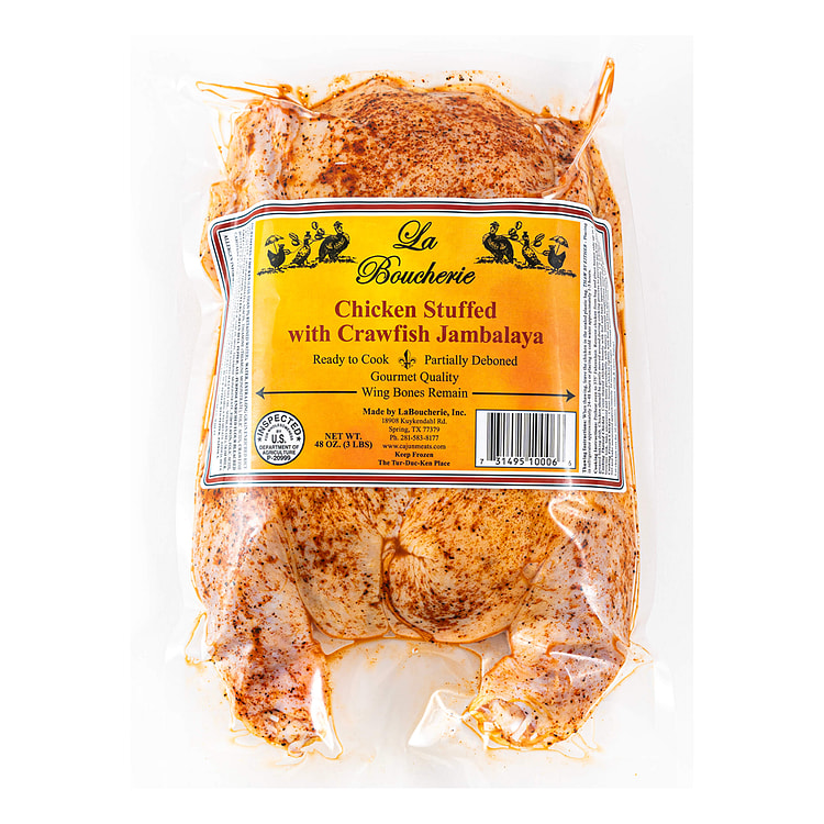 La Boucherie chicken Stuffed with Crawfish Jambalaya 48 oz